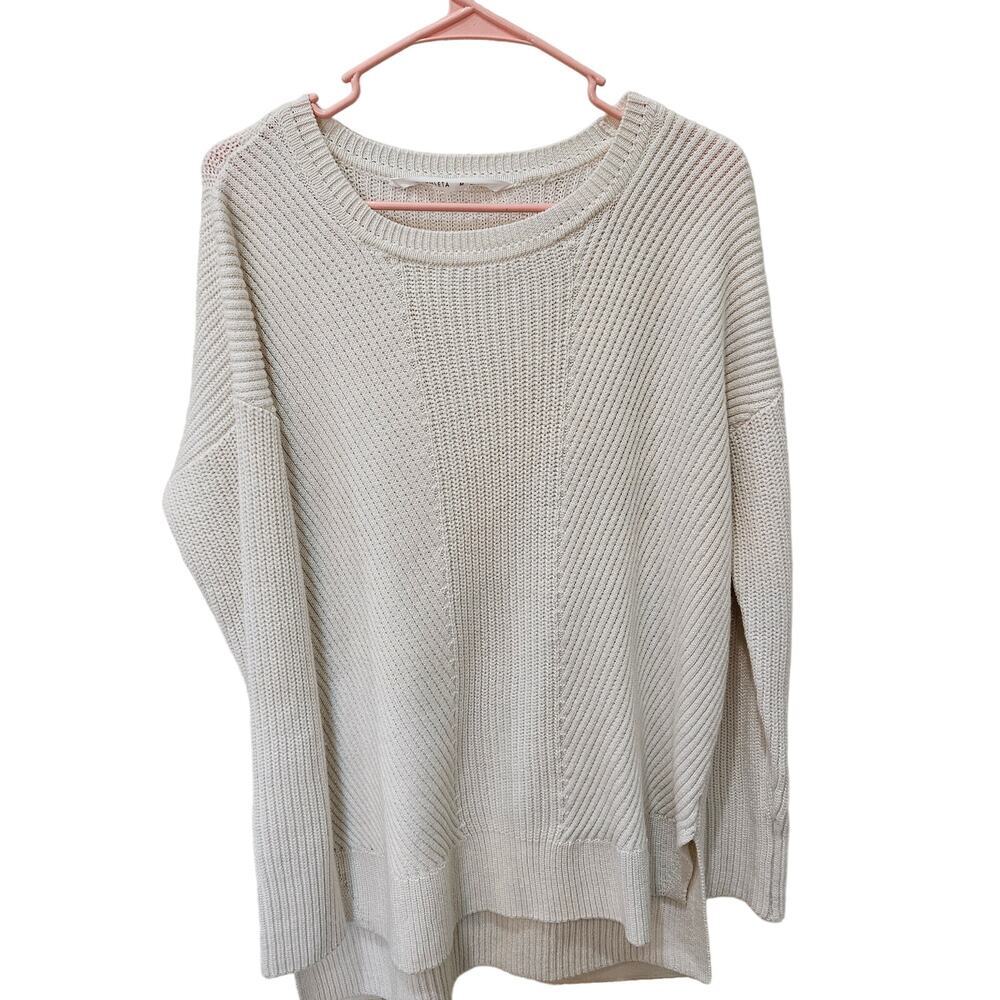 Women's Athleta Knit Sweater, Merinoā Wool Size Medium